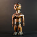 African wood statue hand carved female figure unique tribal art décor collectible sculpture 40cm 15.75in handcrafted gift art rare-G5714
