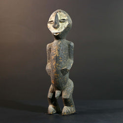 African Fang Statue Tribal Wood Sculpture Gabonese Ancestral Carving Home Decor Authentic Art Collectible Figurine Cultural Gift-G5723