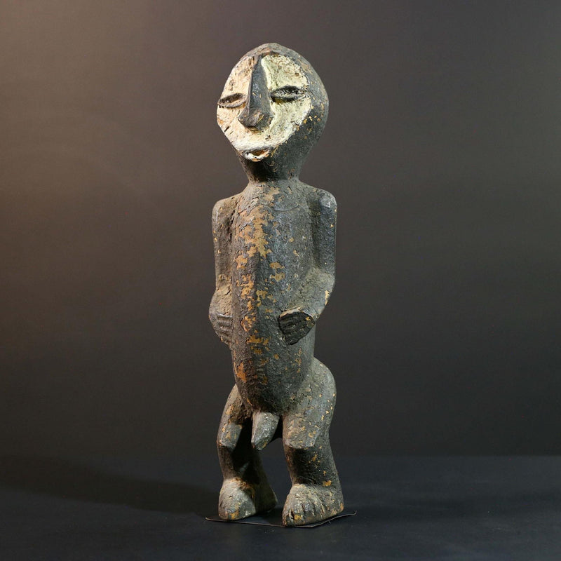 African Fang Statue Tribal Wood Sculpture Gabonese Ancestral Carving Home Decor Authentic Art Collectible Figurine Cultural Gift-G5723