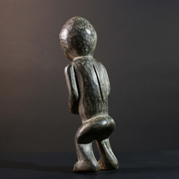 African Tribal Statue Hand Carved Wood Figure Burkina Faso Cultural Art Decor-G5778