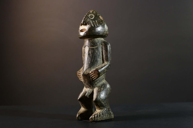 Hand Carved Tribal Vintage Ambete Statue Wood Cameroon Figure-G5793