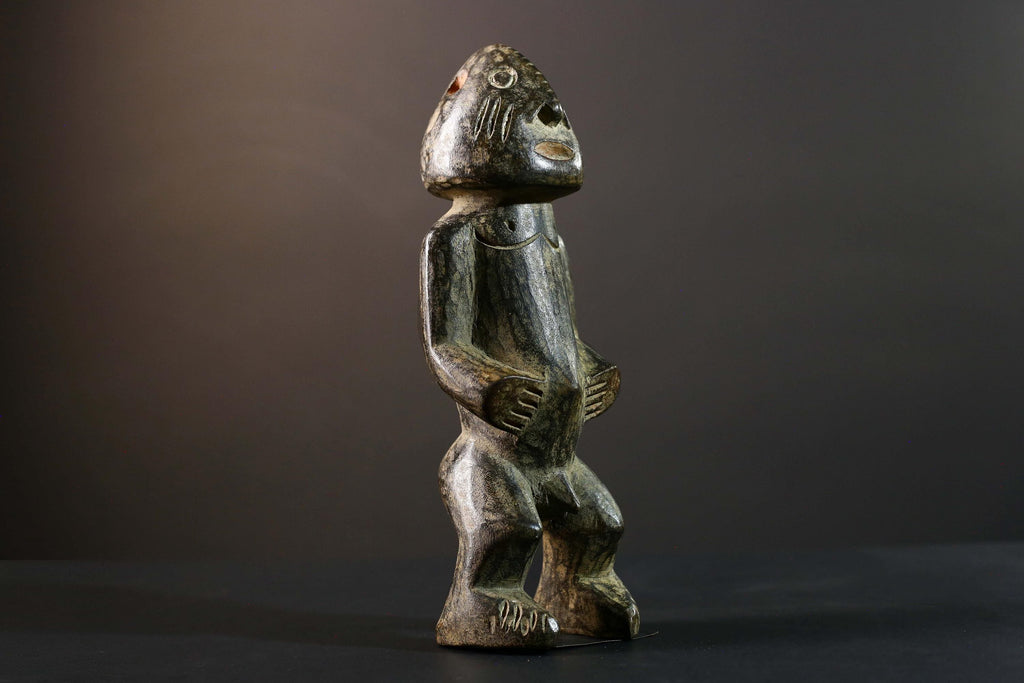 Hand Carved Tribal Vintage Ambete Statue Wood Cameroon Figure-G5793