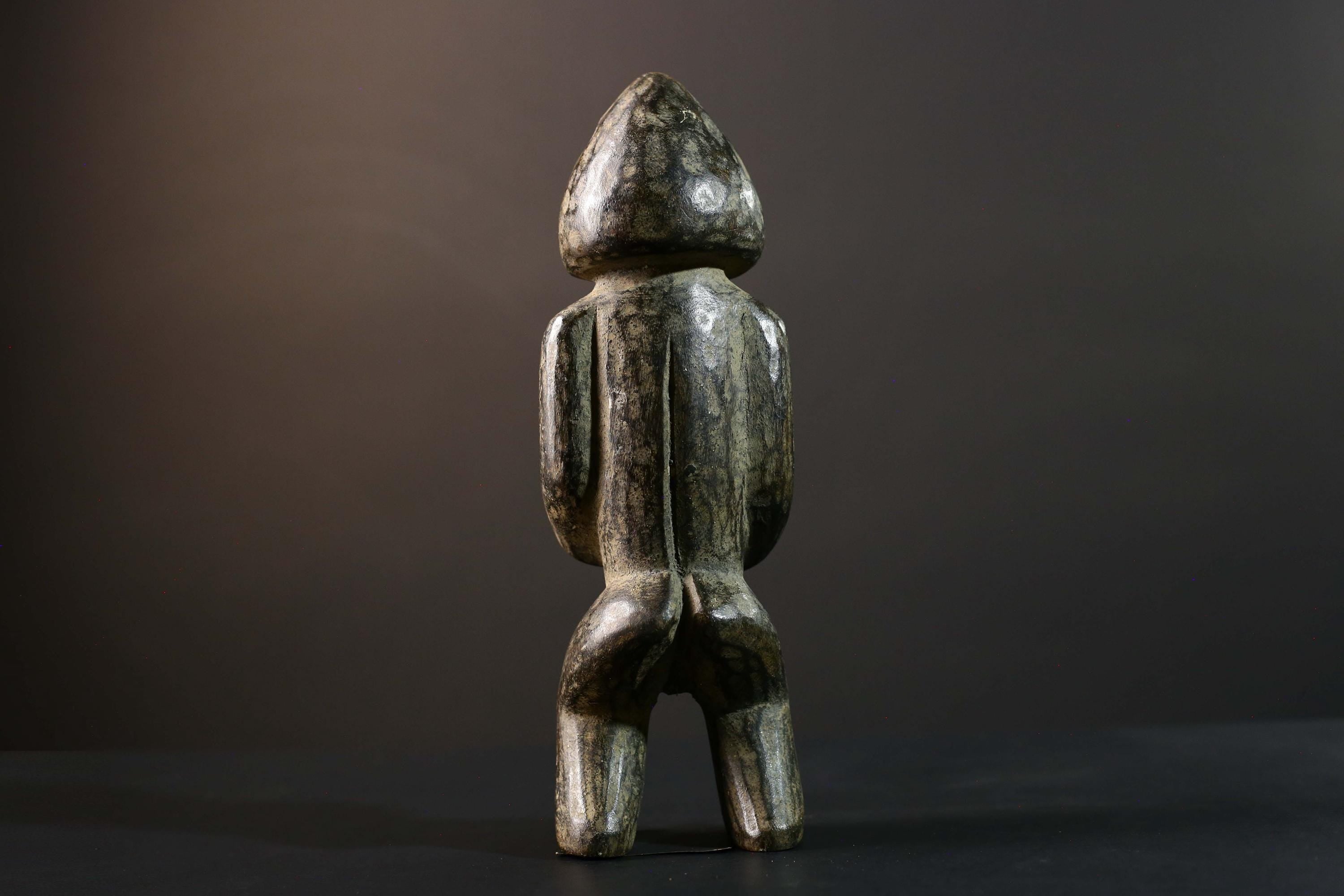 Hand Carved Tribal Vintage Ambete Statue Wood Cameroon Figure-G5793