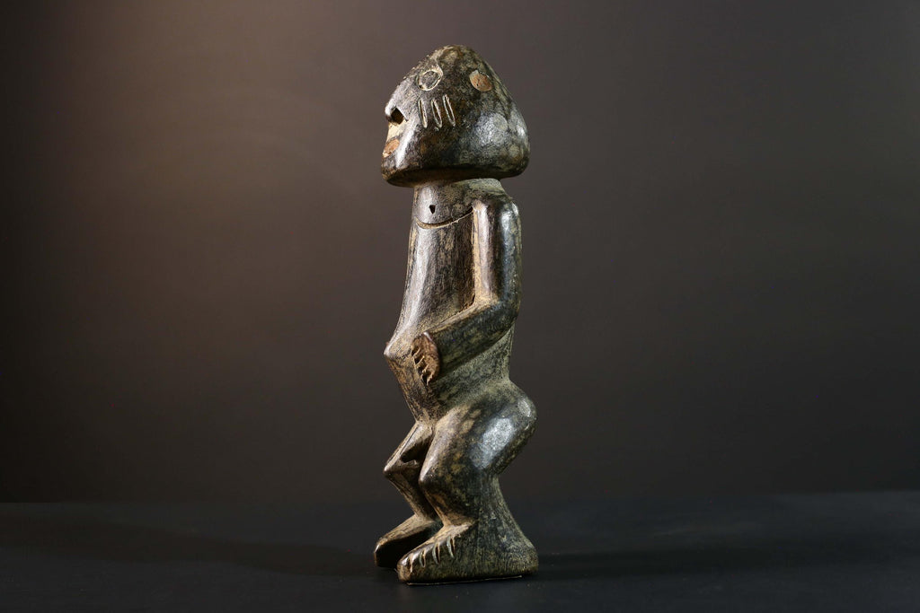 Hand Carved Tribal Vintage Ambete Statue Wood Cameroon Figure-G5793