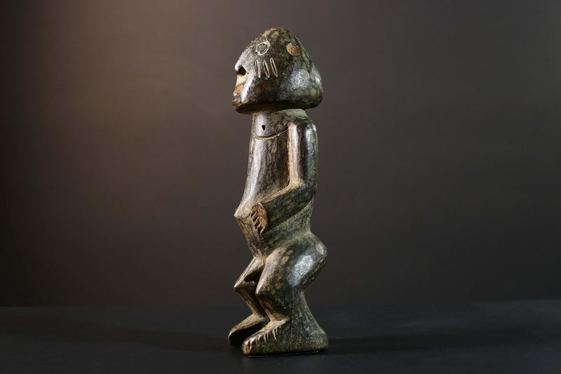 Hand Carved Tribal Vintage Ambete Statue Wood Cameroon Figure-G5793