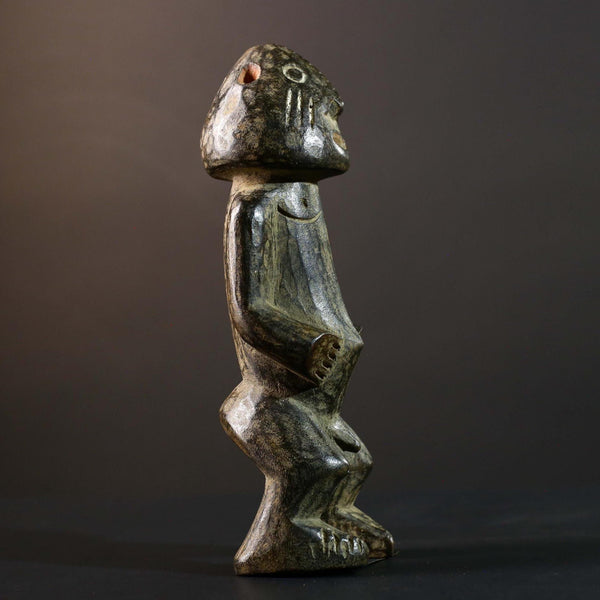 Hand Carved Tribal Vintage Ambete Statue Wood Cameroon Figure-G5793