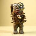 Kongo Nkisi Nkondi Figure: African Tribal Power Sculpture with Nails & Vines-G5830