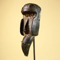 African Dan Mask Carved Wood Raffia Beak Côte d’Ivoire Tribal Art Decor-G5846