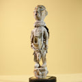 African Tribal Statue Fetish Nkisi Figure Congo Wood Ritual Art Decor-G5852
