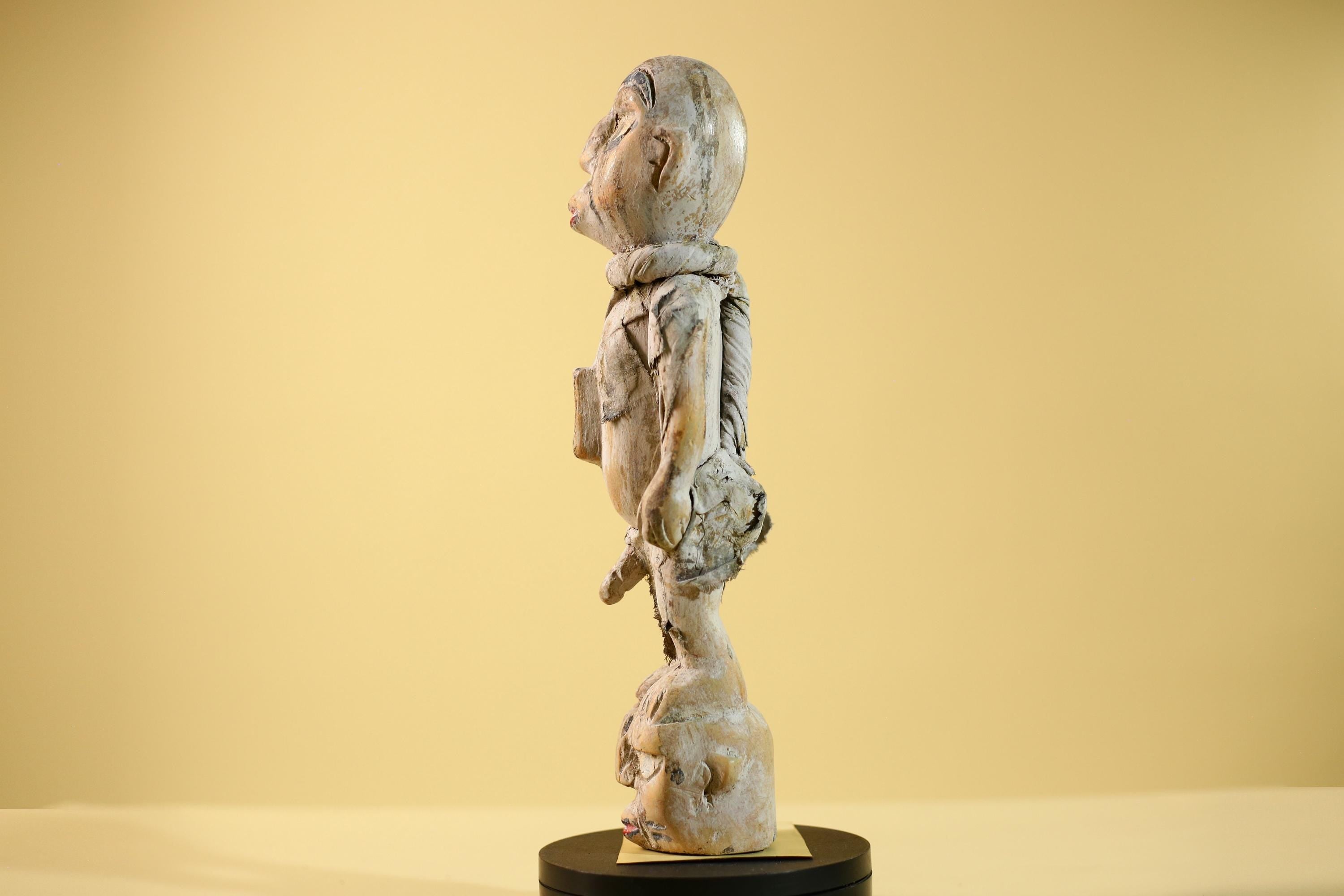 African Tribal Statue Fetish Nkisi Figure Congo Wood Ritual Art Decor-G5853