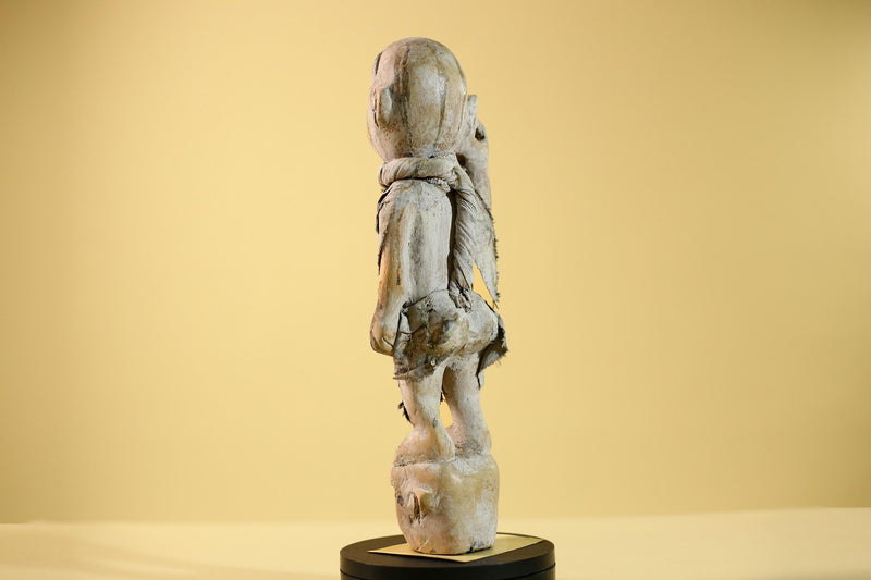 African Tribal Statue Fetish Nkisi Figure Congo Wood Ritual Art Decor-G5853