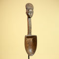 Baule Ritual Spoon African Wooden Ladle Côte d’Ivoire Tribal Art Sculpture-G5877