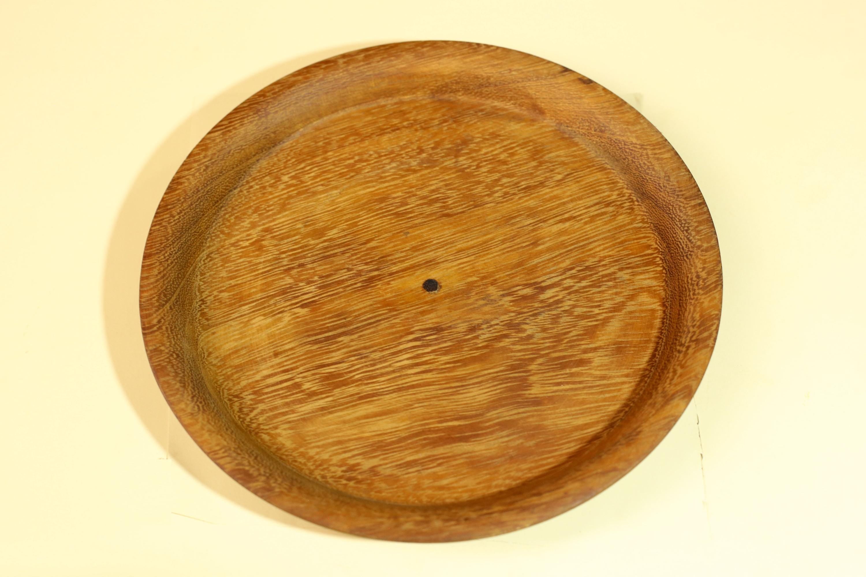 Vintage Carved Wood Bowl Set Rustic Handmade Wooden Kitchen Serving-G5911