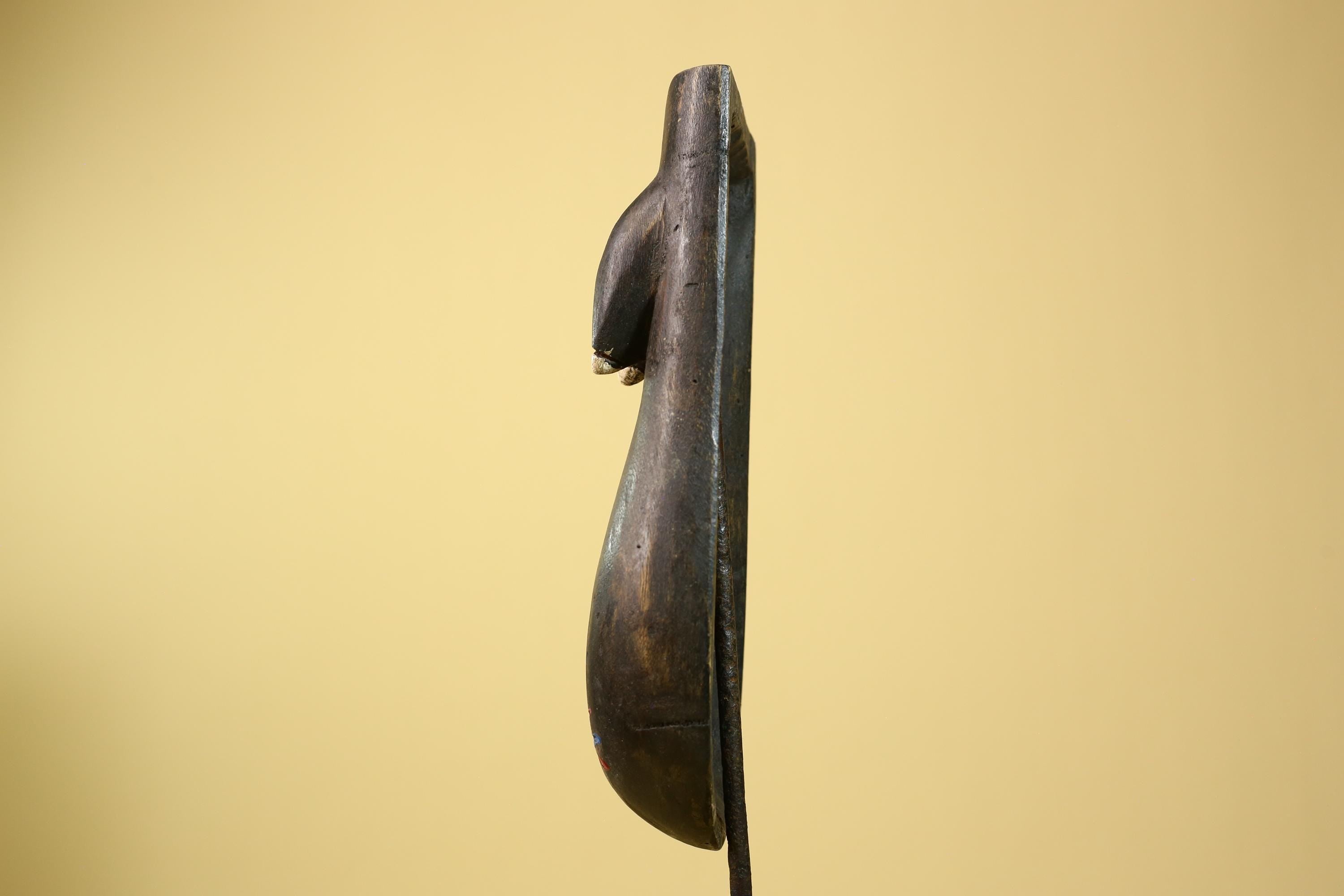 African Dan Torso Mask Carved Wood Painted Details West Africa Tribal Art-G5961