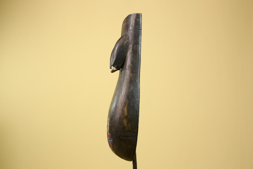 African Dan Torso Mask Carved Wood Painted Details West Africa Tribal Art-G5961