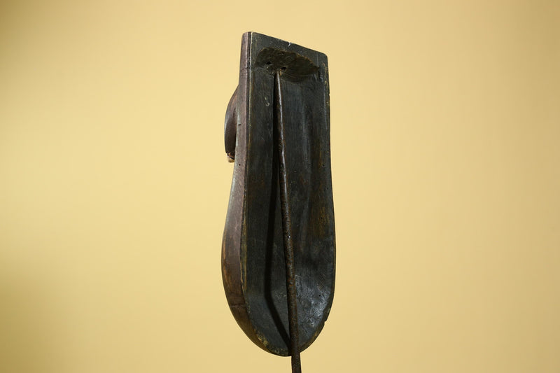 African Dan Torso Mask Carved Wood Painted Details West Africa Tribal Art-G5961