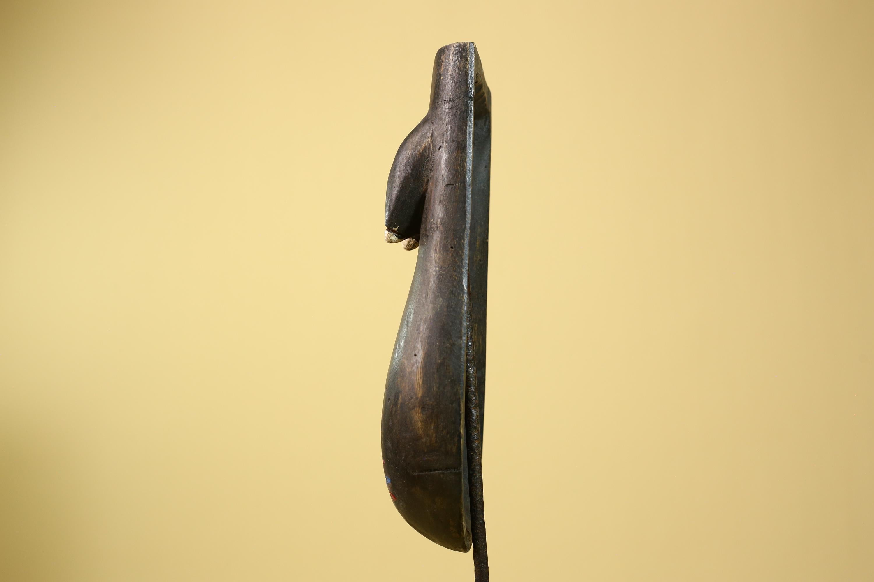 African Dan Torso Mask Carved Wood Painted Details West Africa Tribal Art-G5961