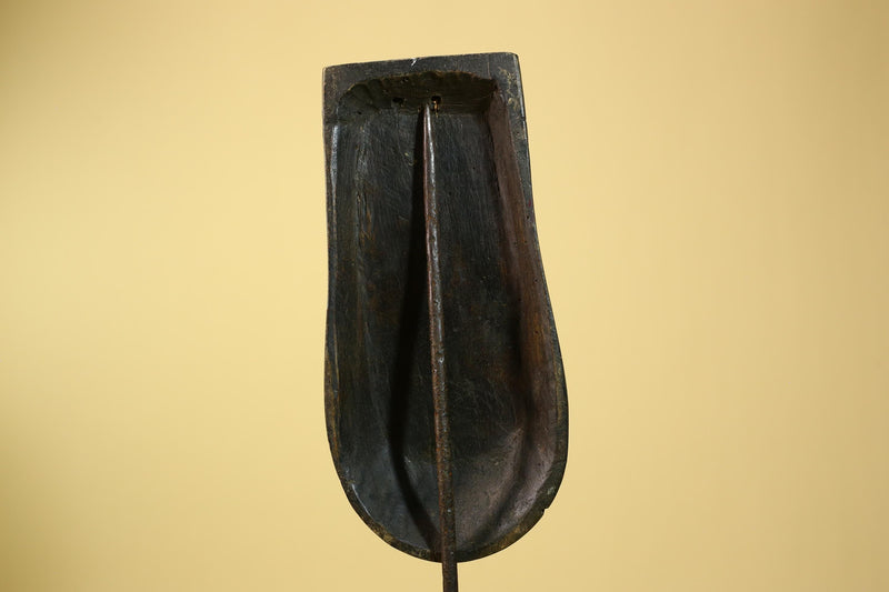 African Dan Torso Mask Carved Wood Painted Details West Africa Tribal Art-G5961