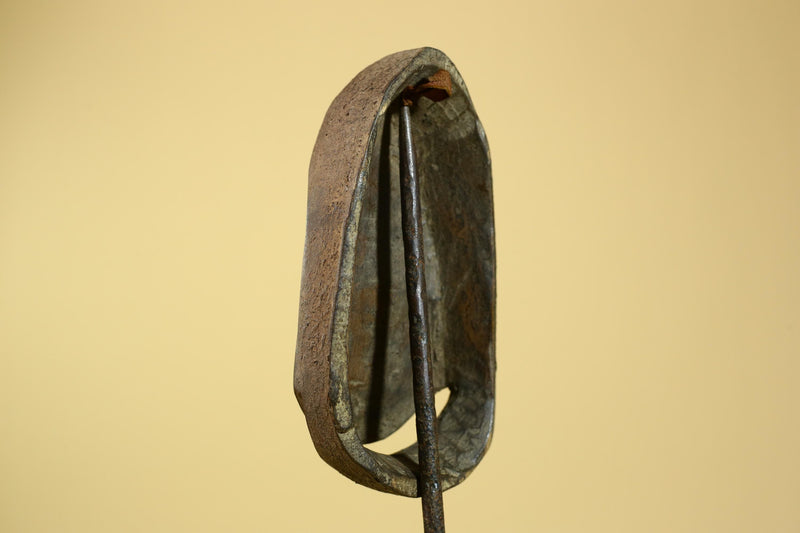 Smiling African Face Dan Mask Carved Wood Liberia Tribal Art Decor-G5967