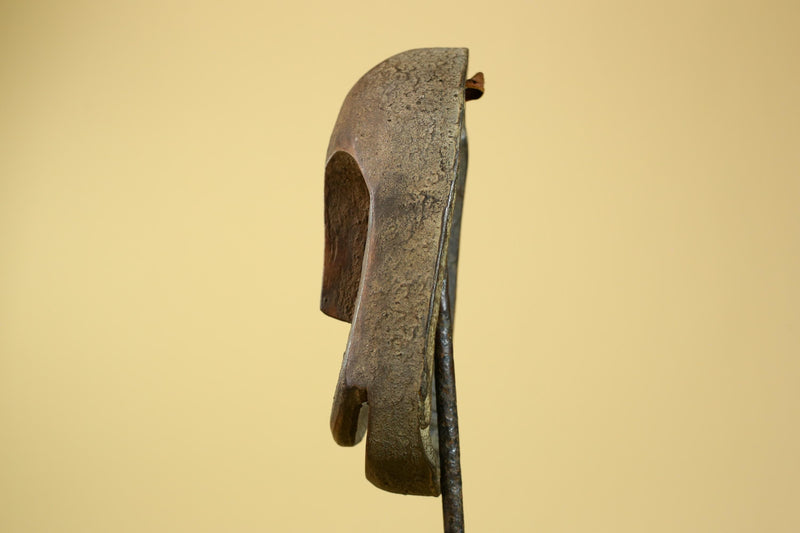 Smiling African Face Dan Mask Carved Wood Liberia Tribal Art Decor-G5967