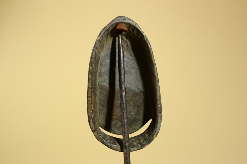 Smiling African Face Dan Mask Carved Wood Liberia Tribal Art Decor-G5967