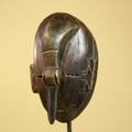 African Dan Mask Carved Wood Long Nose Tribal Art Côte d’Ivoire Decor-G5968