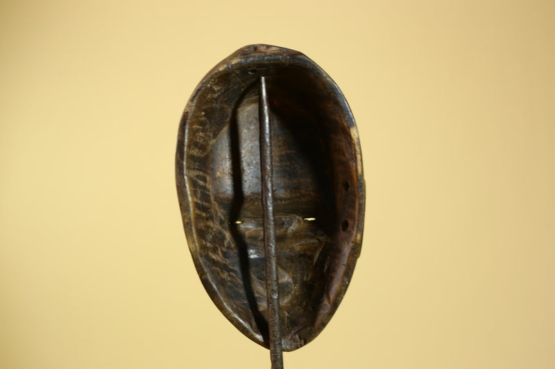 African Dan Mask Carved Wood Long Nose Tribal Art Côte d’Ivoire Decor-G5968