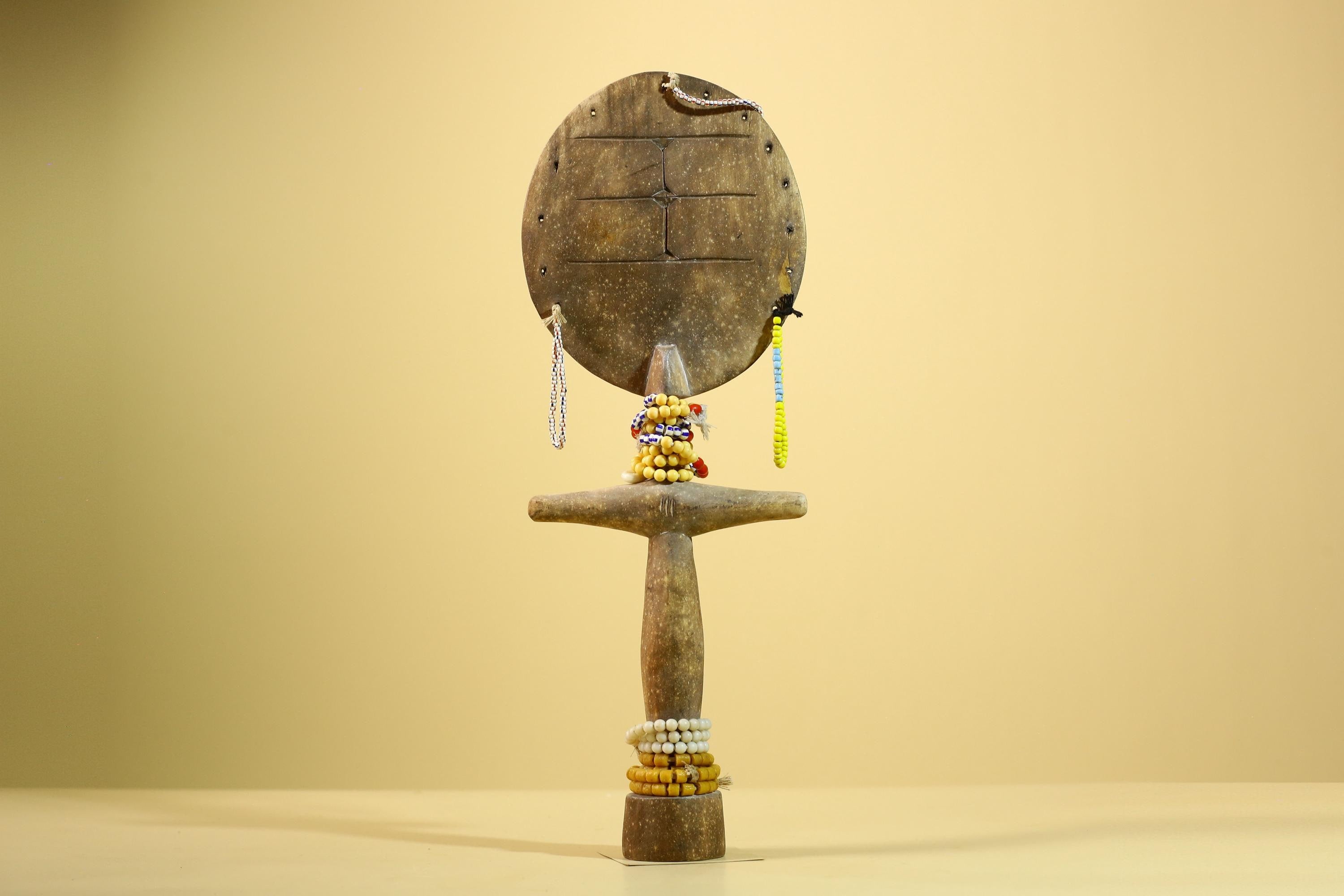 African Akuaba Figure Ghana Fertility Doll Carved Wood Tribal Art Decor-G5983