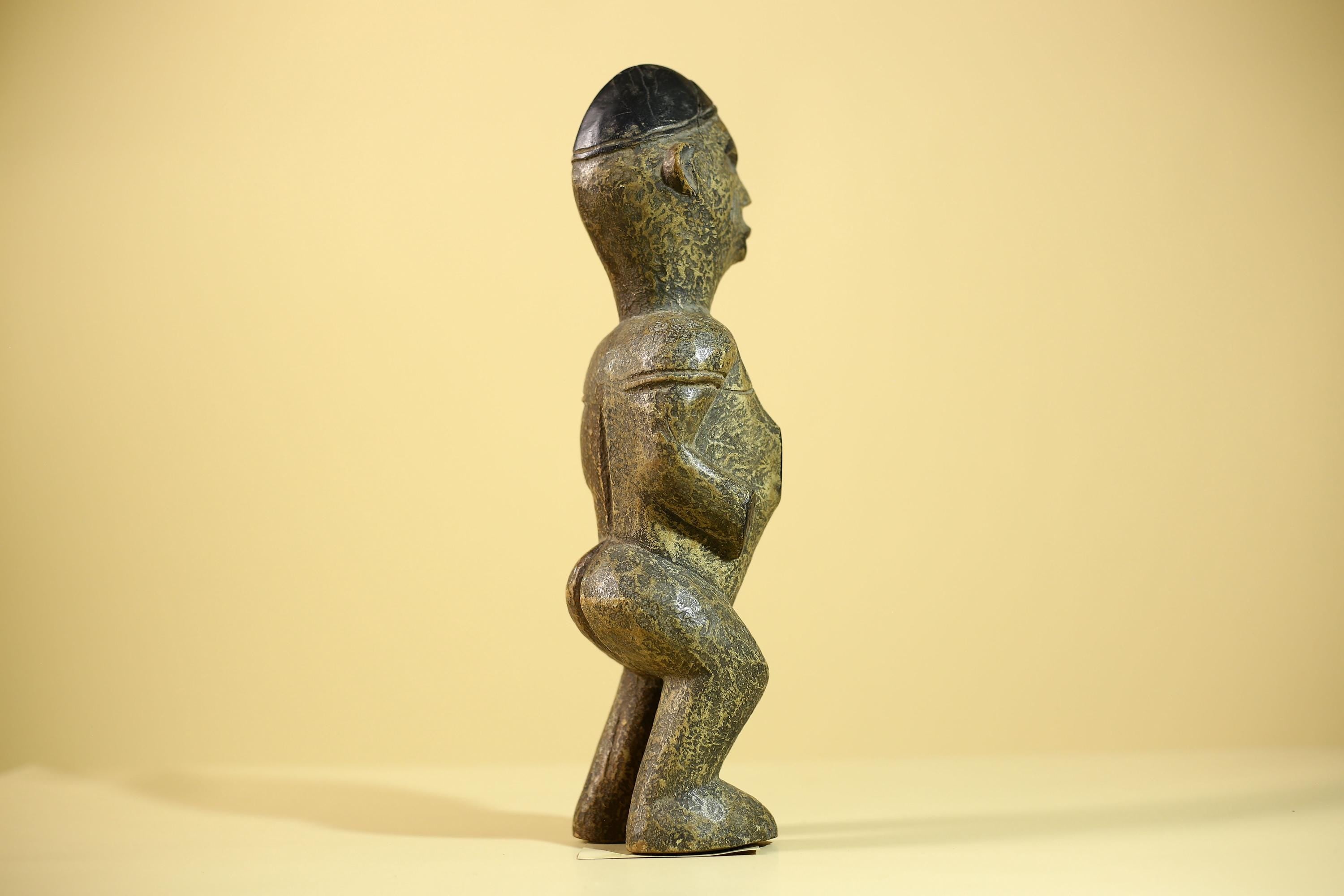 Vintage African Tribal Wood Statue Hand Carved Rustic Primitive Art Figure-G6044