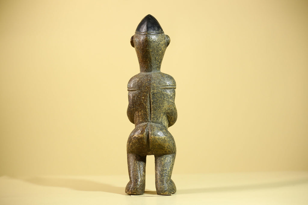 Vintage African Tribal Wood Statue Hand Carved Rustic Primitive Art Figure-G6044