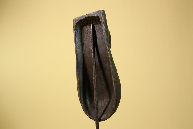 African Dan Torso Mask Carved Wood Painted Details West Africa Tribal Art-G5961