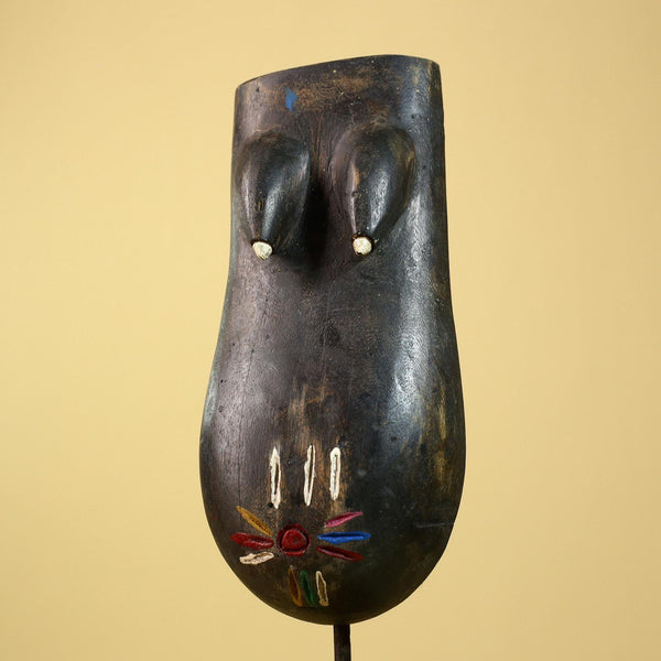 African Dan Torso Mask Carved Wood Painted Details West Africa Tribal Art-G5961
