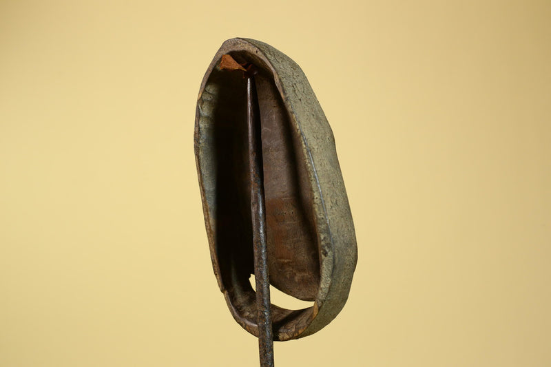 Smiling African Face Dan Mask Carved Wood Liberia Tribal Art Decor-G5967