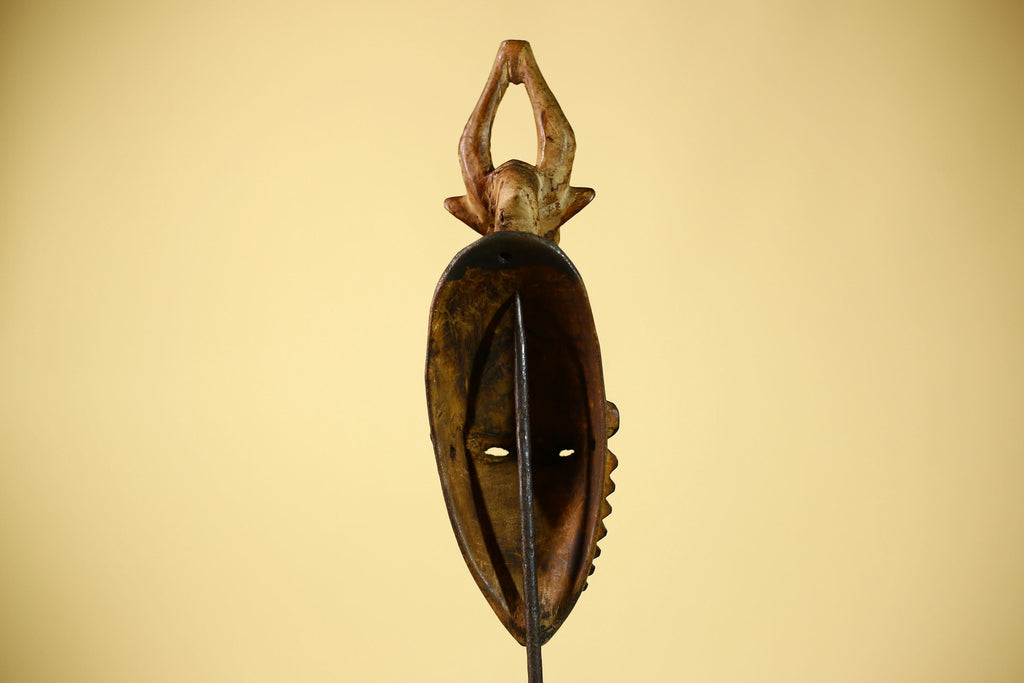 African Mask Guro Antelope Tribal Art Wooden African Mask Wall Art Decor-G6076