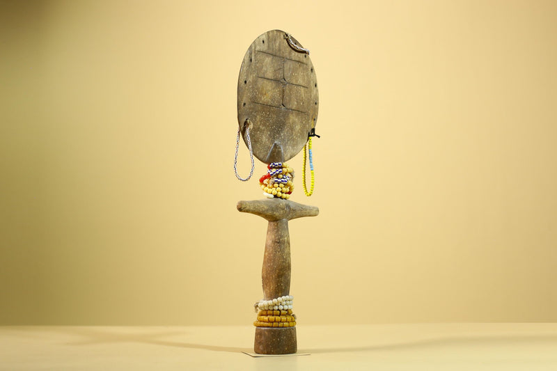 African Akuaba Figure Ghana Fertility Doll Carved Wood Tribal Art Decor-G5983