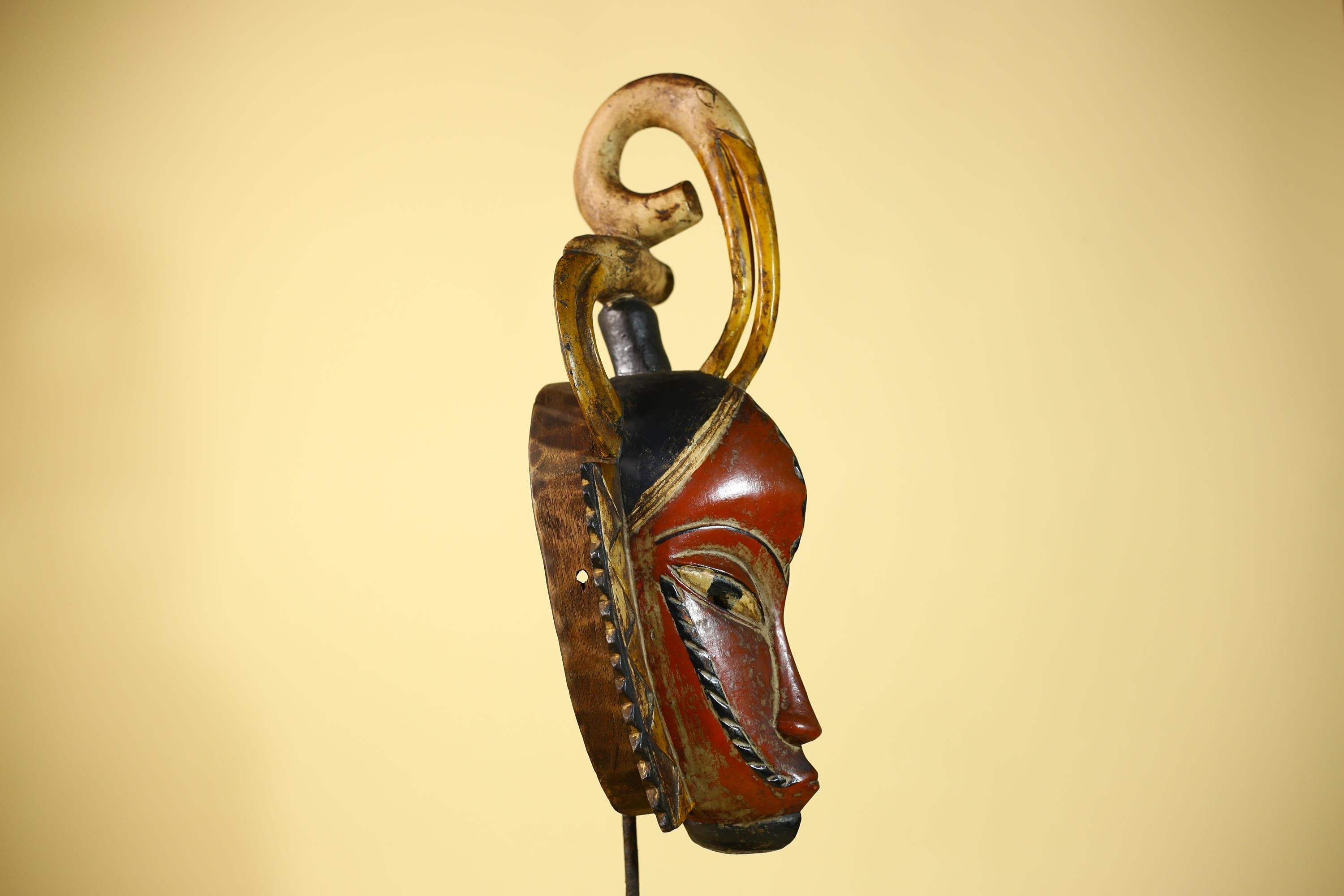 Rare African Mask Guro Tribal Vintage Wooden Mask Wall Art Handmade-G6087