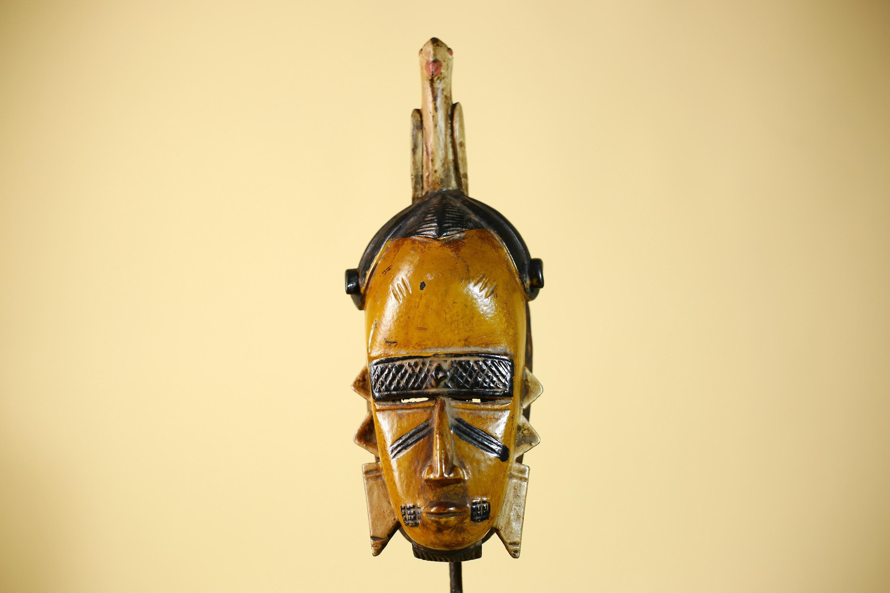 Rare African Mask Wooden Art Tribal Handmade Wall Art-G6099