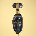 African Mask Wooden Art Baule Tribal Wall Vintage Handmade-G6104