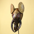African Elephant Mask Wooden African Art Tribal Wall Decor Large-G6112