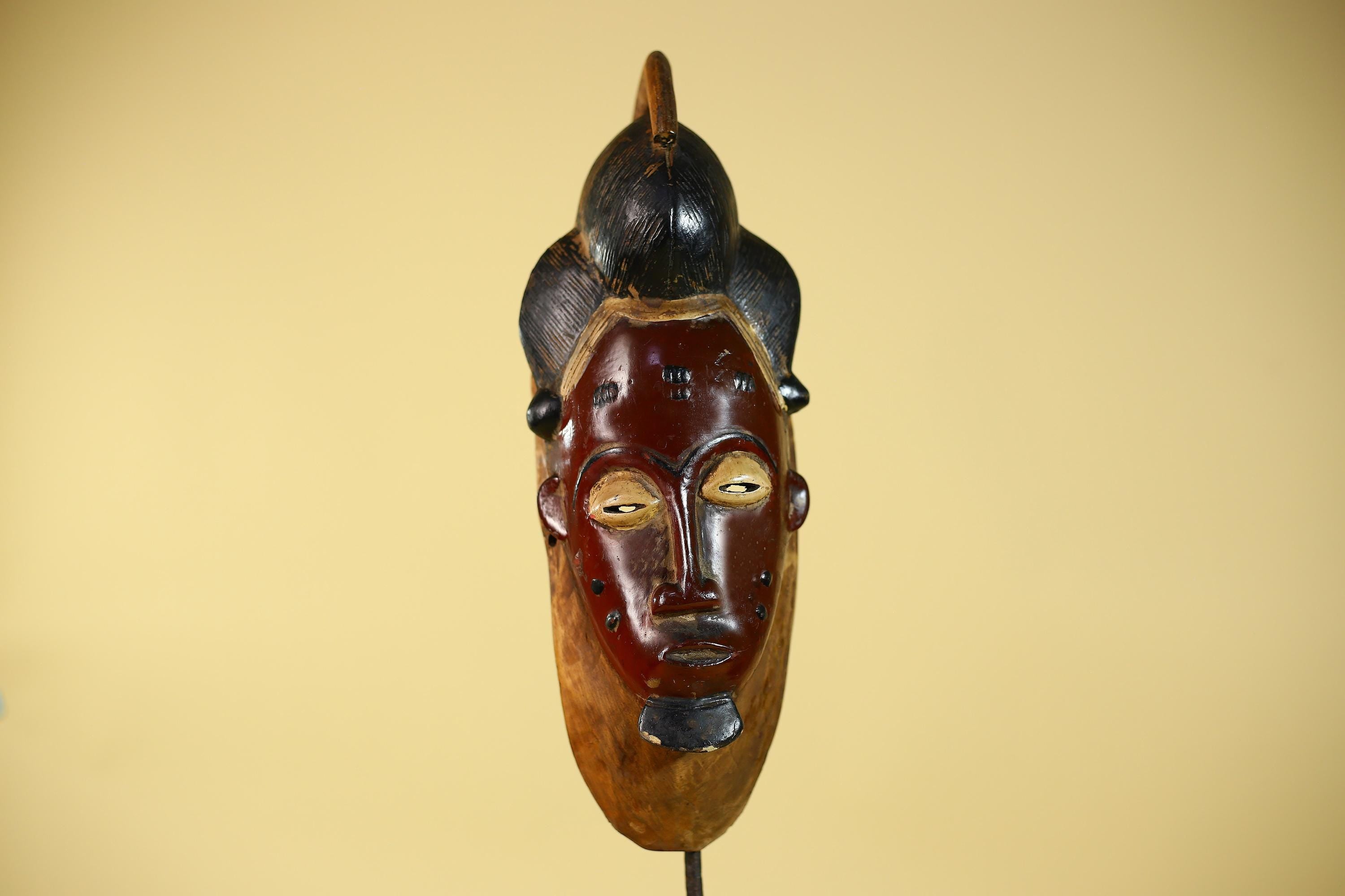 African Mask from the Guro Tribe – Hand Carved Wooden Tribal Art-G6142