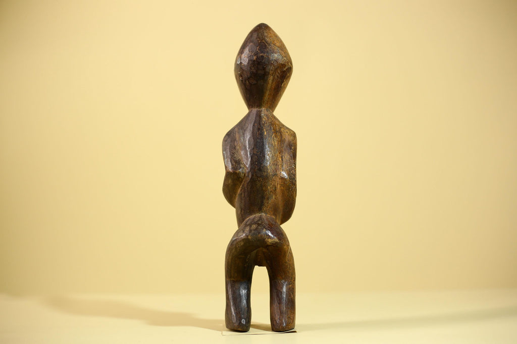 An African Sculpture Statue Carved Tribal Figure Old Wood Ethnographic Art-G6042