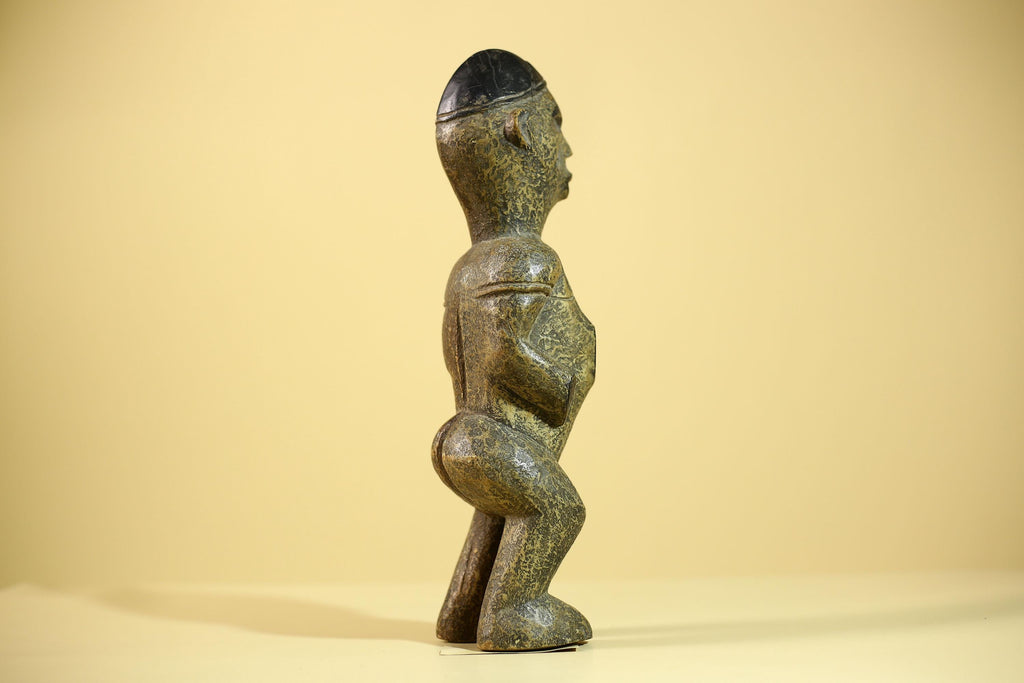 Vintage African Tribal Wood Statue Hand Carved Rustic Primitive Art Figure-G6044