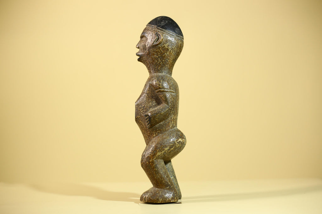Vintage African Tribal Wood Statue Hand Carved Rustic Primitive Art Figure-G6044