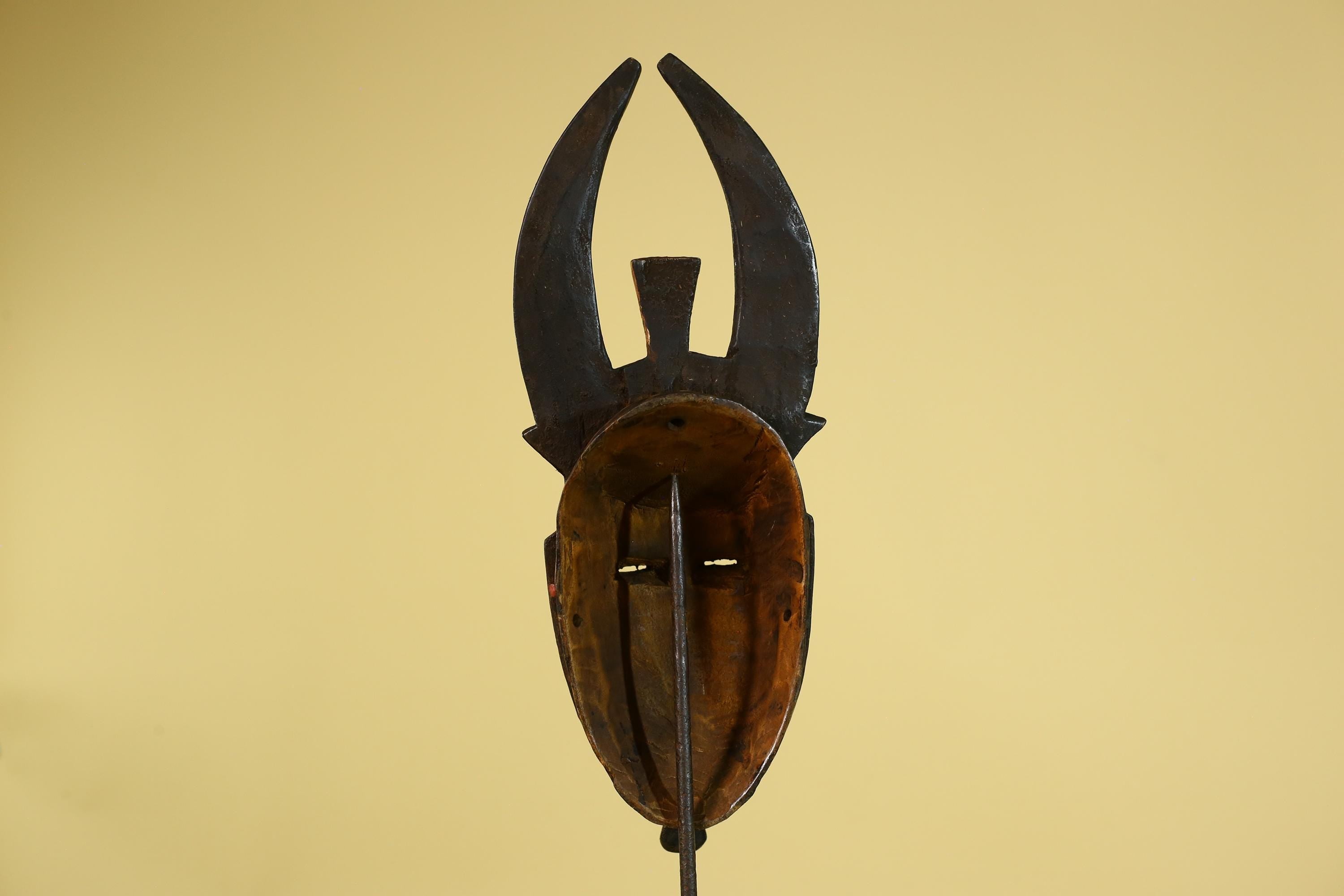 Baule African Mask Wooden Tribal Wall Art- Vintage African Art-G6158