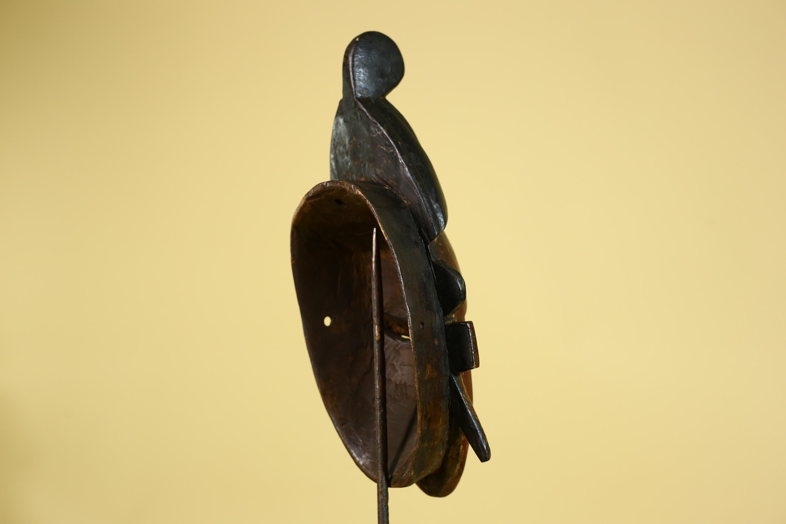 African Wooden Baule Mask – Tribal Wall Art, Côte d’Ivoire Tribal Art-G6163