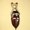 Rare African Mask Guro Vintage Tribal Wooden African Mask Wall Art-G6085