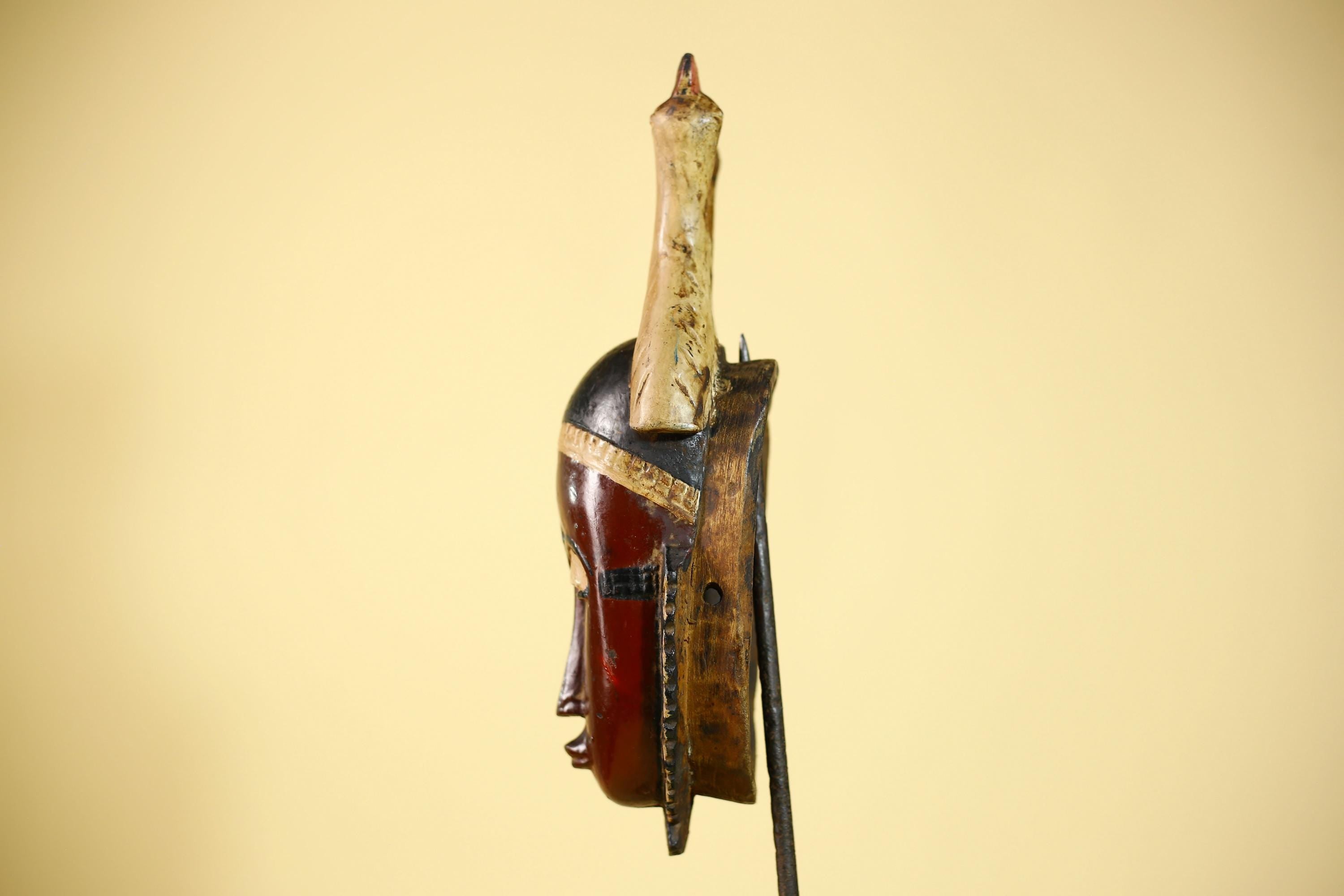 Rare African Mask Guro Vintage Tribal Wooden African Mask Wall Art-G6085