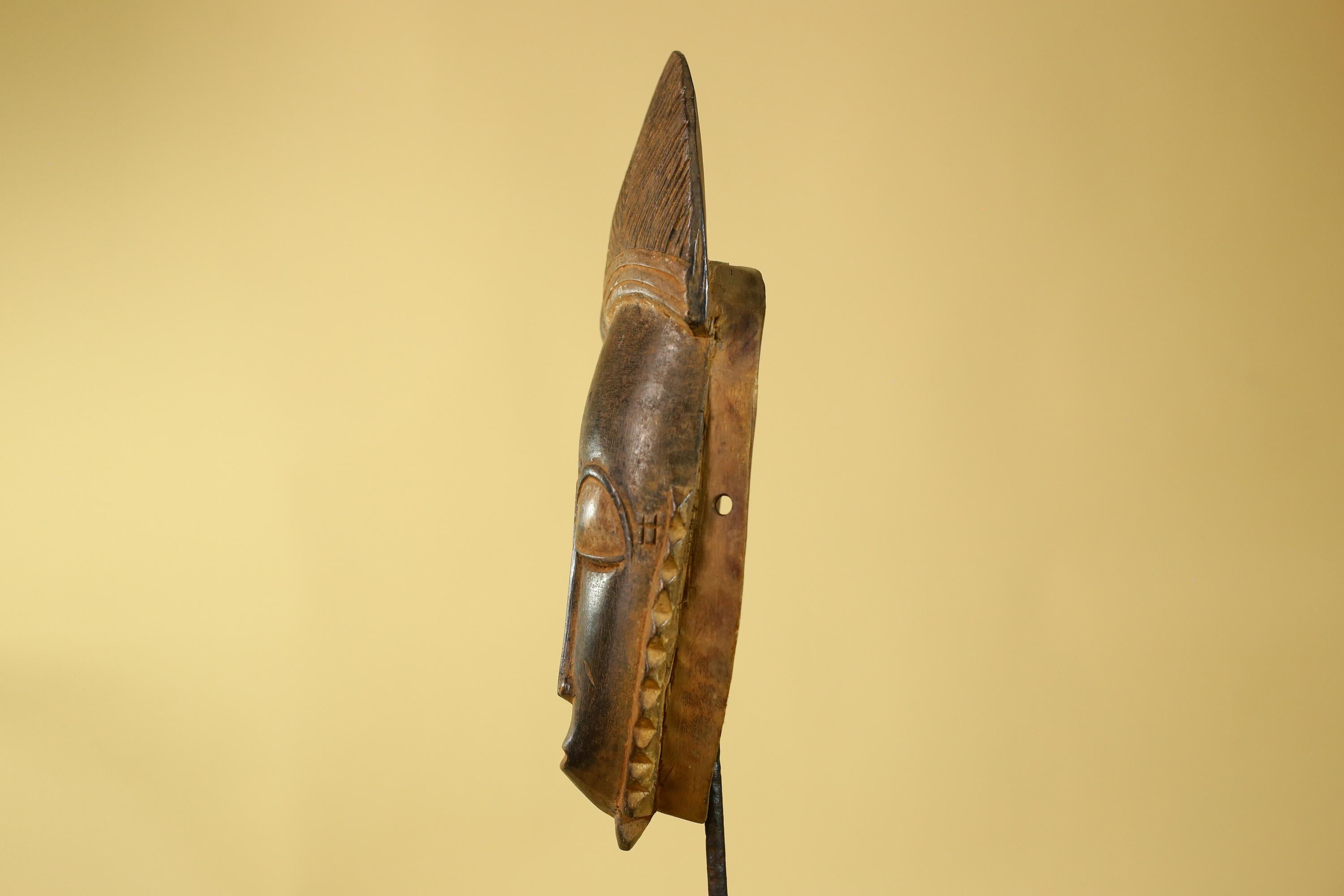 African Mask Guro Style | Vintage Wooden Mask Wall Art | Tribal Decor-G6188