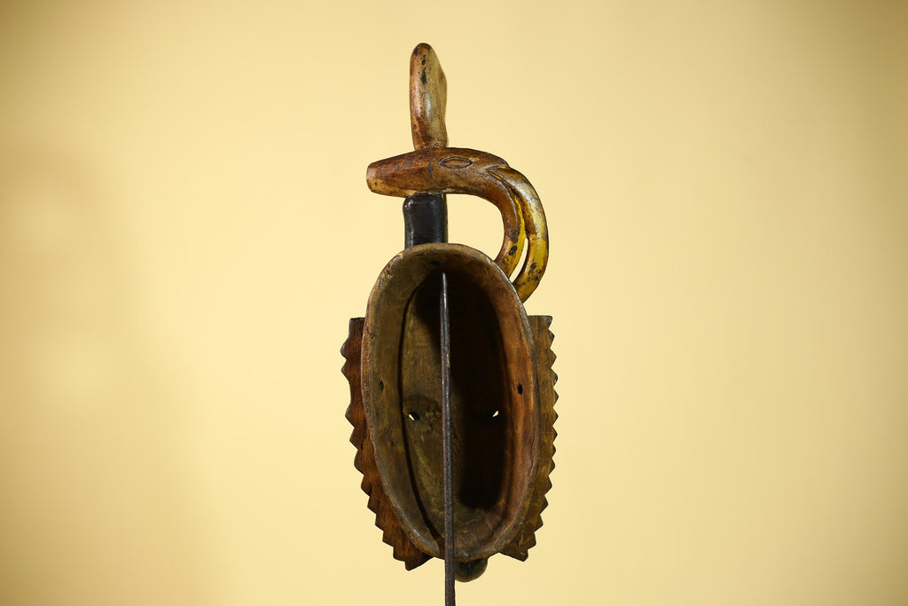 Rare African Mask Guro Tribal Vintage Wooden Mask Wall Art Handmade-G6087