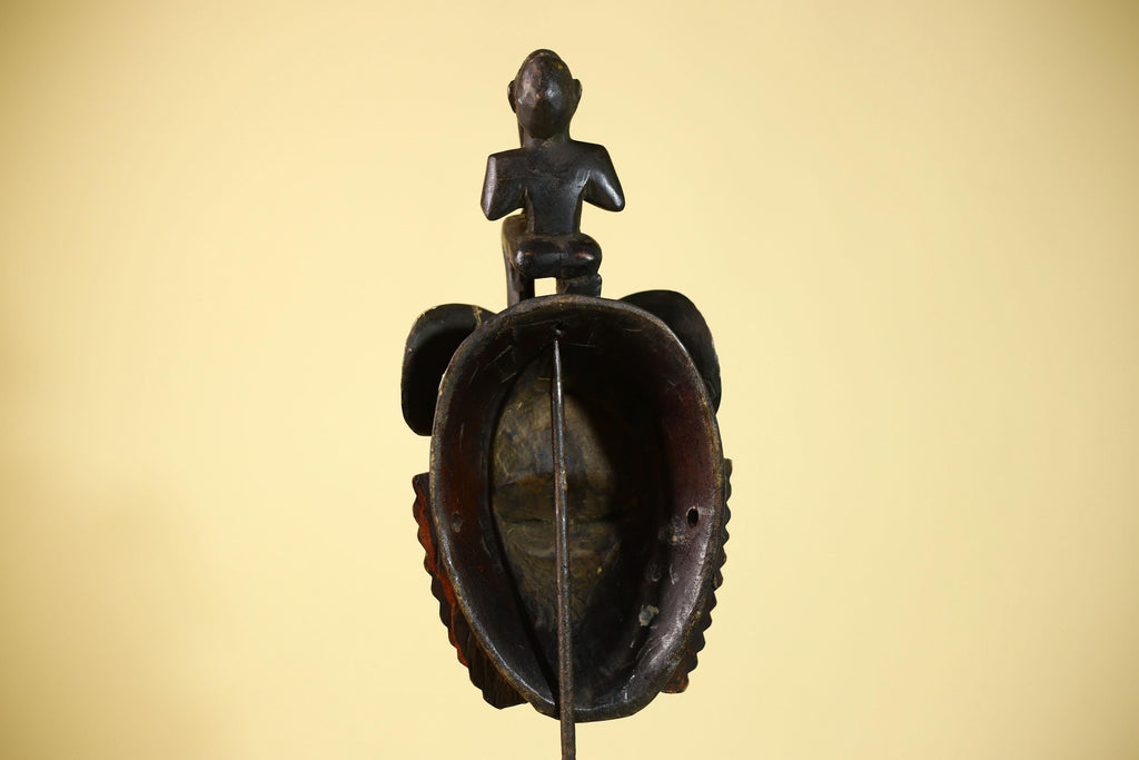 Handmade  African Guro  Tribal Wood African Mask Collectible Wall Art-G6088